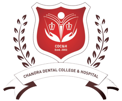 Chandra Dental College & Hospital, safedabad logo